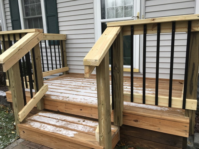 Veranda aus Holz