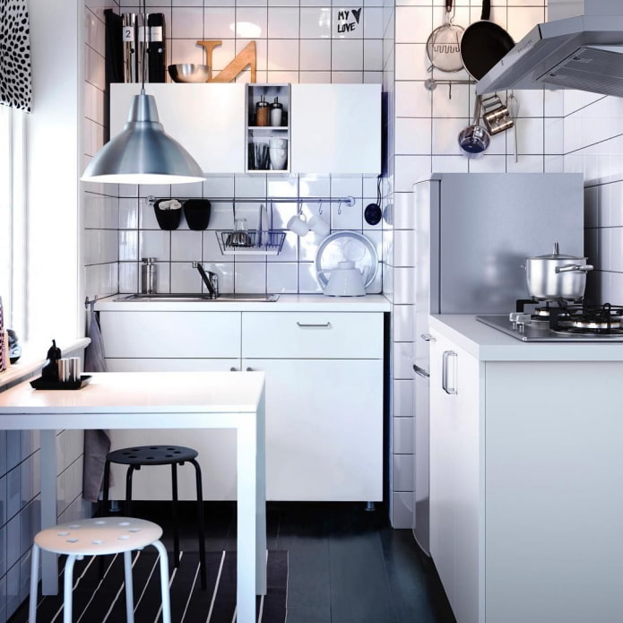 Modulküche im Scandi-Stil