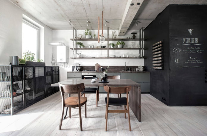 Küchenmöbel im Loft-Stil