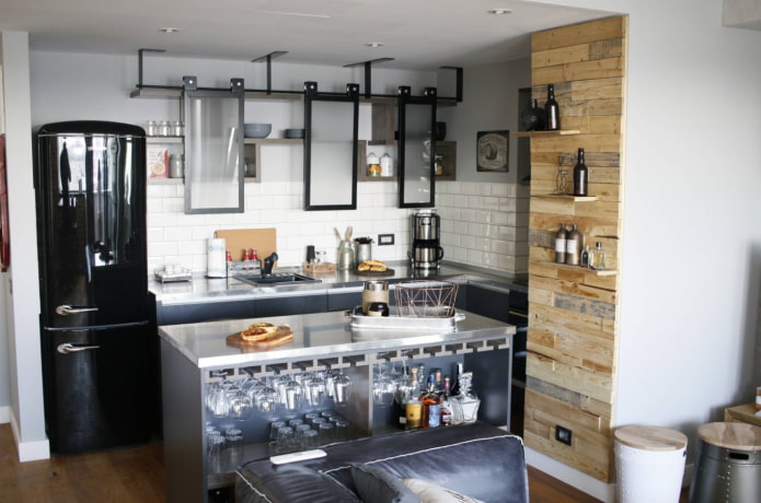 Küchenmöbel im Loft-Stil