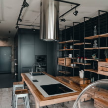 Wie gestaltet man eine Wohnküche im Loft-Stil?-1