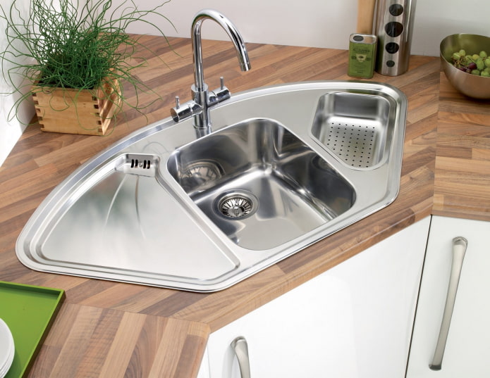 Spüle für Eckschrank