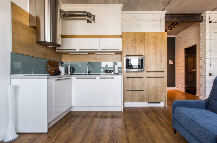 Küche im Loft-Stil
