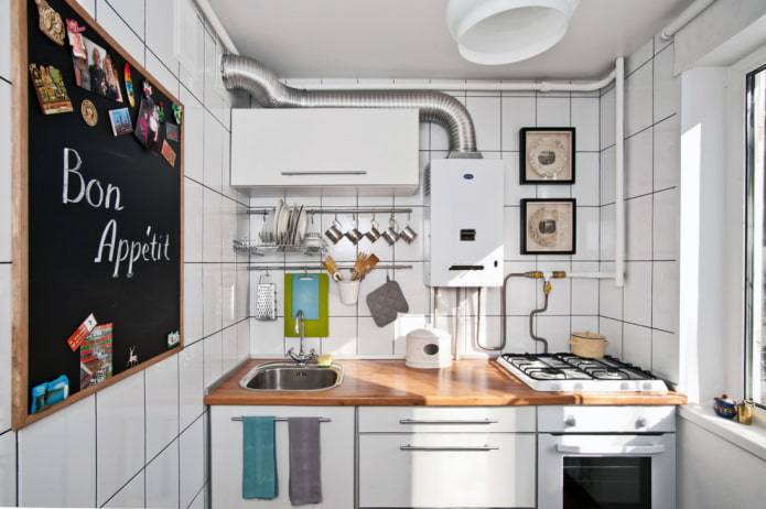 offener Gas-Warmwasserbereiter