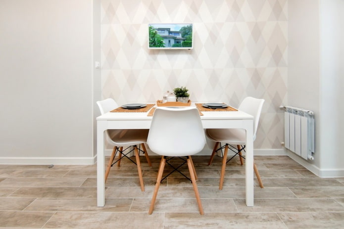 Weiße Stühle Eames Wood
