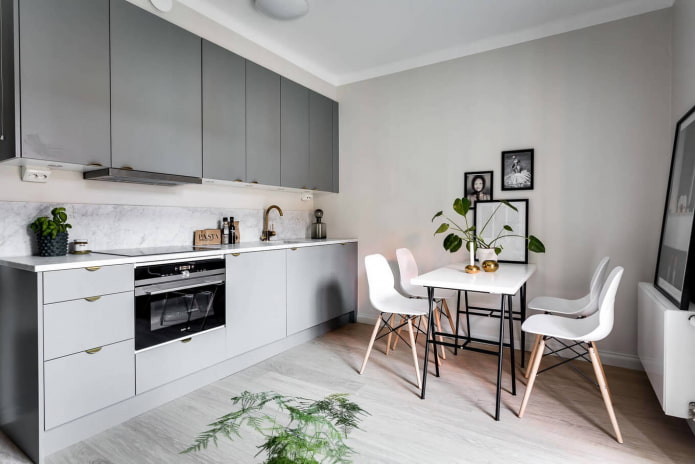 Küche im Scandi-Stil