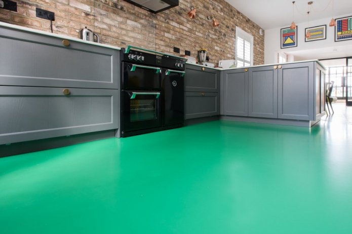 Linoleum in der Küche