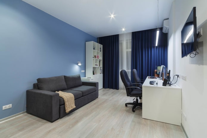 Linoleum mit Laminatimitat im Innenraum