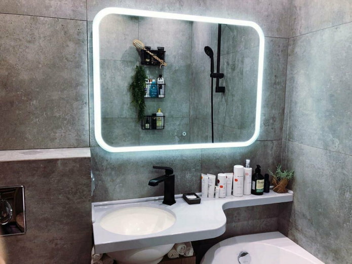 Badezimmer im Loft-Stil