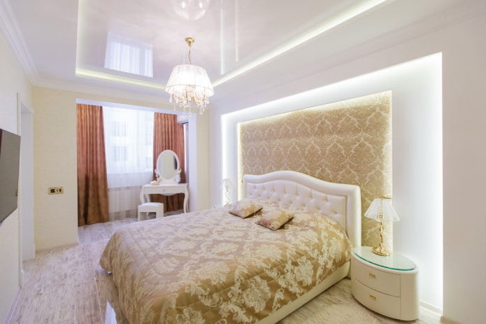 glänzende Decke