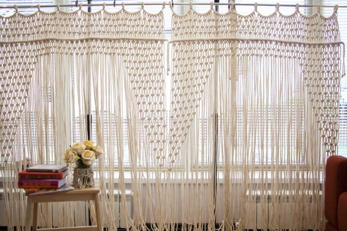 Thread Vorhänge für Fenster