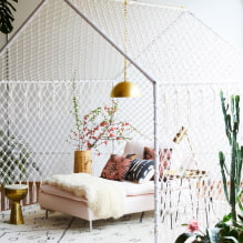 Wie sieht Makramee im Interieur aus? -5