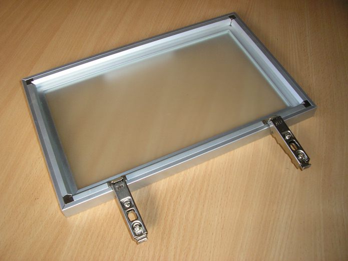 Küchenfassaden mit Aluminiumrahmen