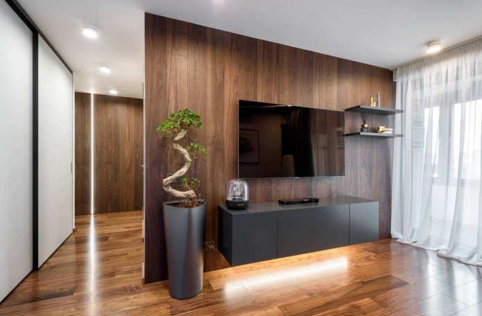 Holz-Wanddekoration