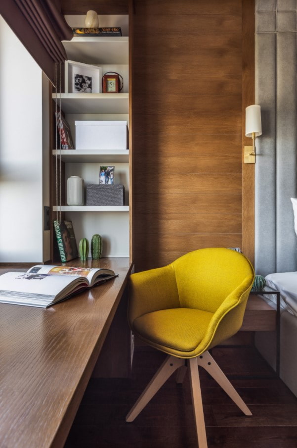 Einrichtung eines Büros im Schlafzimmer