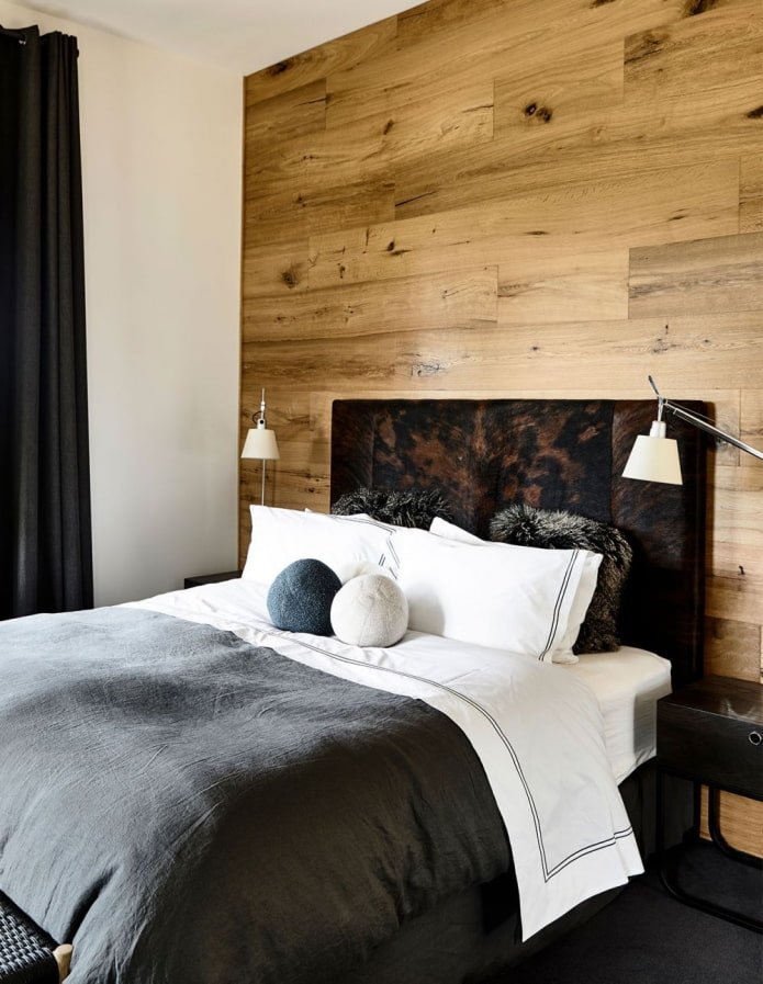 Holzwanddekoration