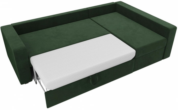 Ecksofa mit Delphinmechanismus