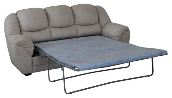 Aufklappmechanismus des Sofas