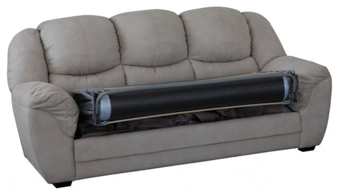 Aufklappmechanismus des Sofas