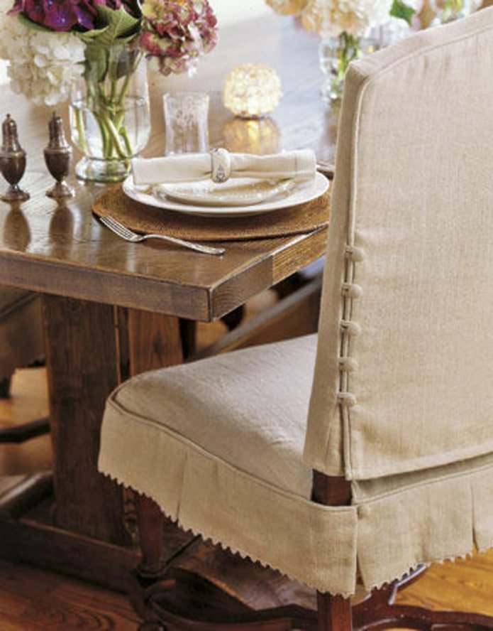 Stuhlbezug aus Sisal