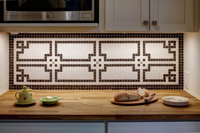 Mosaikmuster und Ornamente im Innenraum