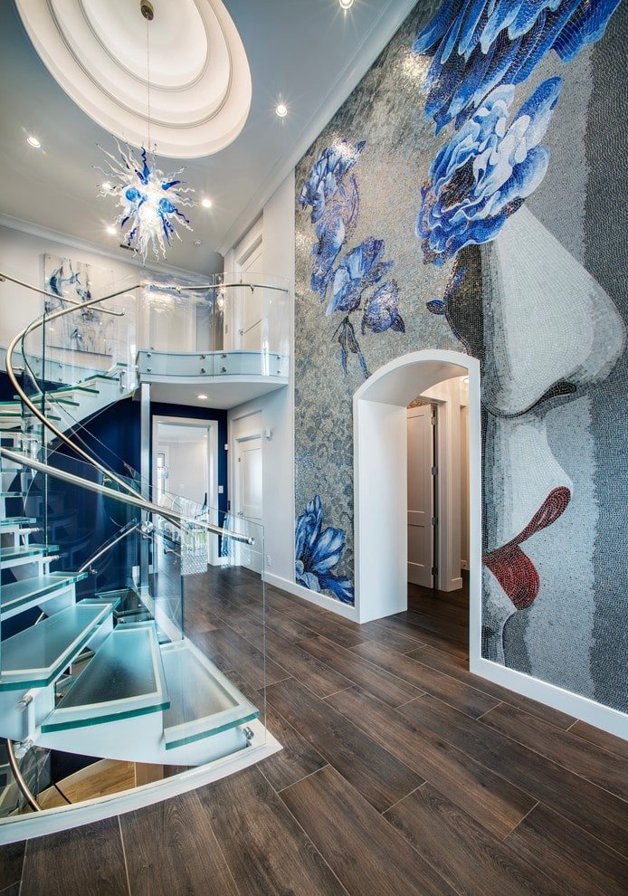Mosaikplatte im Interieur