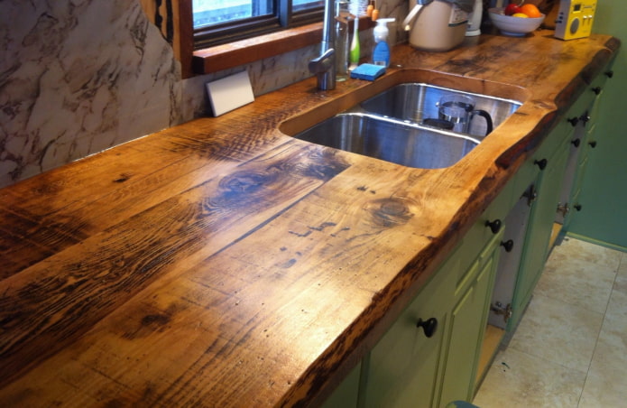 Holztischplatte