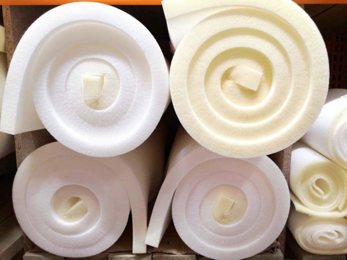Schaumgummi in Rollen