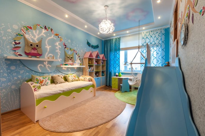 Spanndeckendesign im Kinderzimmer