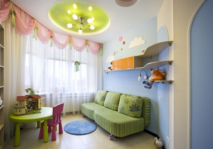 Spanndecke im Mädchenzimmer