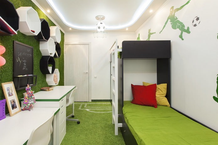 Spanndecke im Kinderzimmer (Beleuchtung)