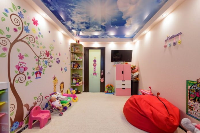 Spanndecke im Kinderzimmer