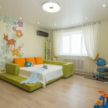 Spanndecke im Kinderzimmer: 60 beste Fotos und Ideen-10