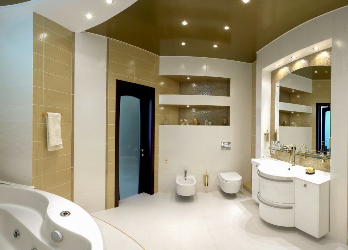 Spanndecke im Badezimmer