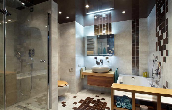 Spanndecke im Badezimmer