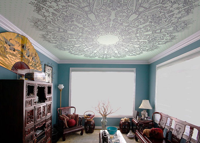 Spanndecke im orientalischen Stil