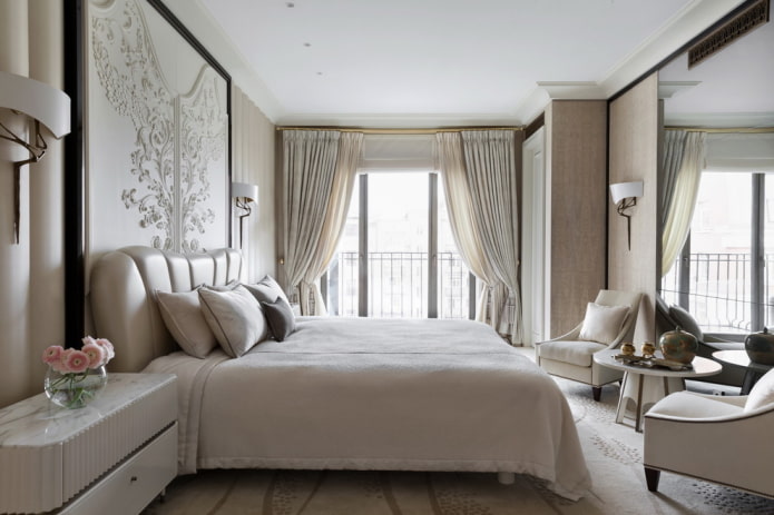 Schlafzimmer im neoklassizistischen Stil