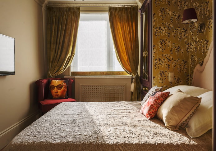 Schlafzimmer im neoklassizistischen Stil