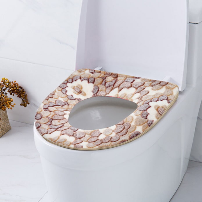 Teppichunterlage für Toilette