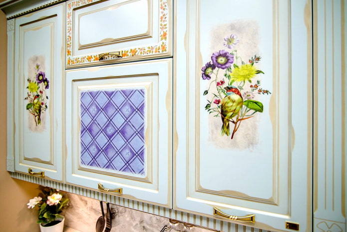 Decoupage von Fassaden
