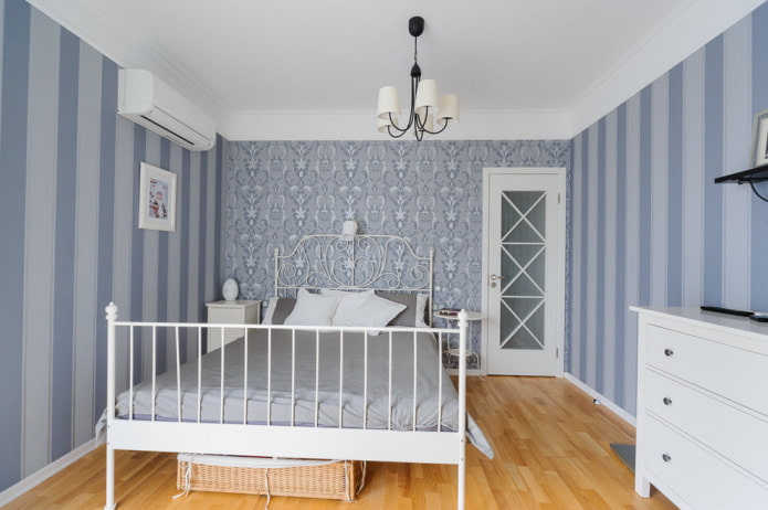 Begleittapeten im Schlafzimmer