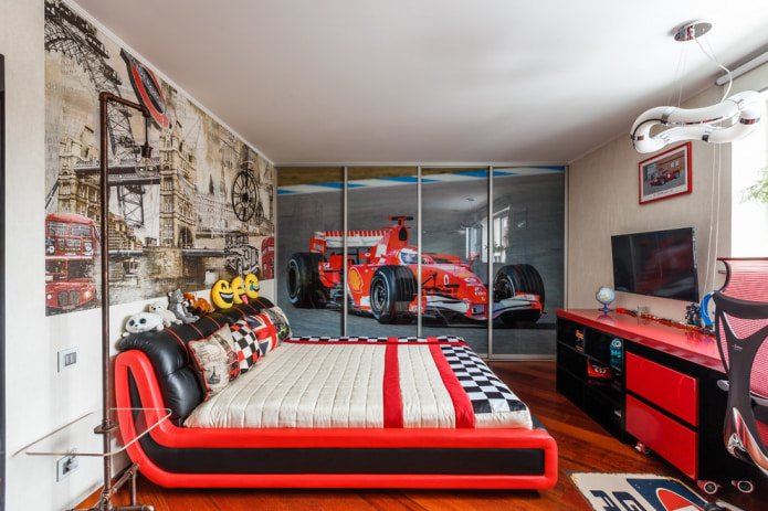 Zimmer im Formel-1-Stil