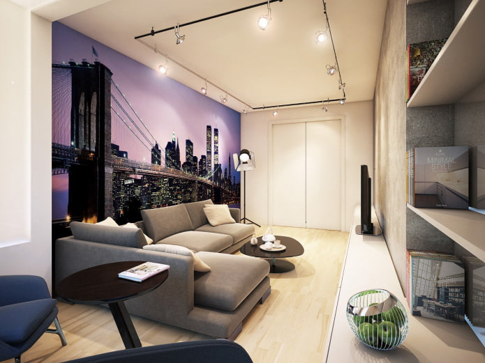 Fototapete mit New York im Wohnzimmer