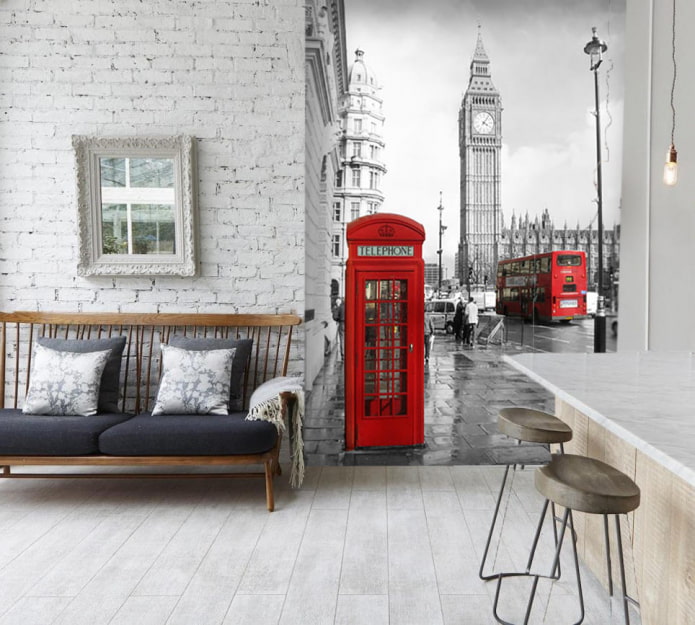 Fototapete mit dem Bild von London im Inneren