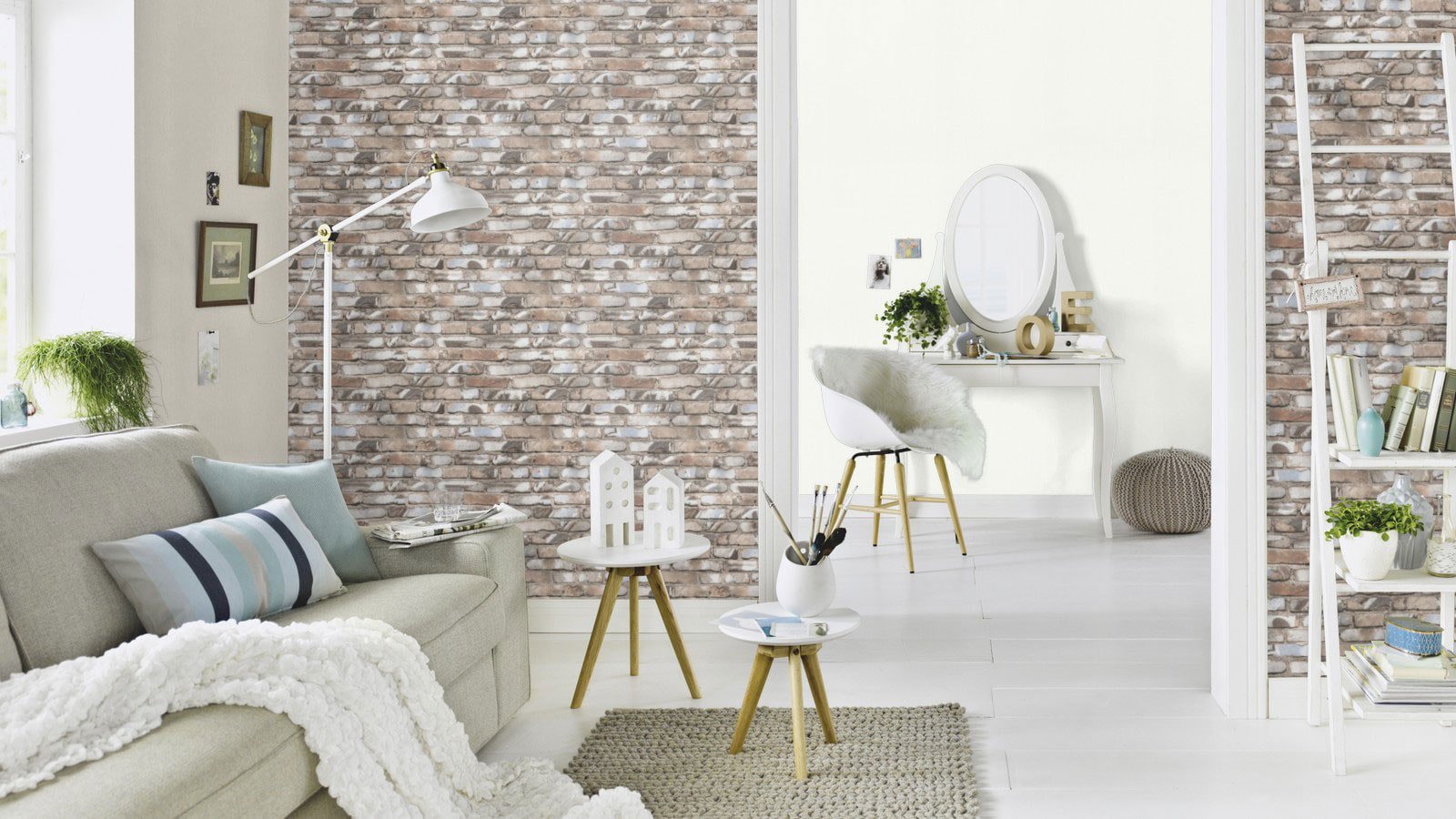 Moderne Tapeten in Steinoptik: Eigenschaften, Arten, Design, Farbe, Fotos