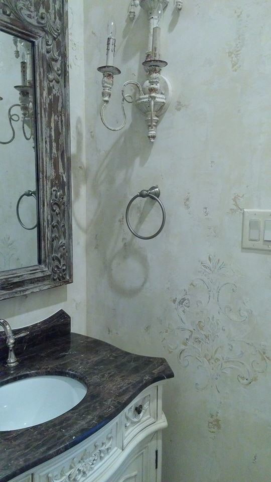 Provence im Badezimmer