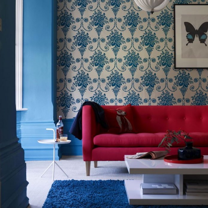 Monogramm im Wohnzimmer