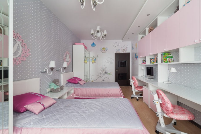 Kinderzimmer für zwei Mädchen