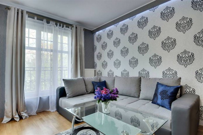 Vorhänge im Wohnzimmer