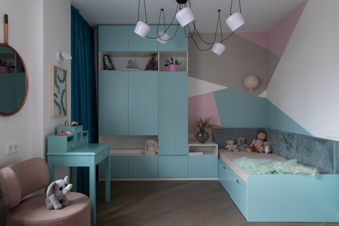 Kleiderschrank im Kinderzimmer